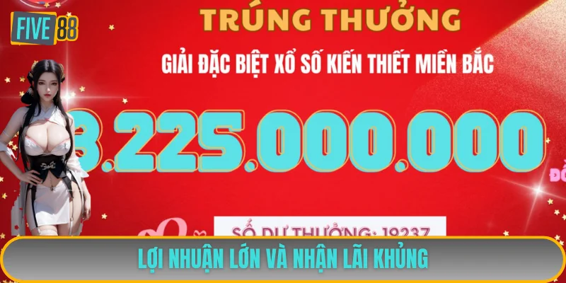 Tiền thưởng khủng nhận về tay